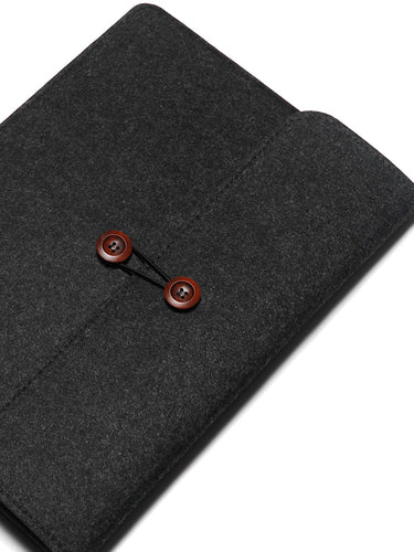 Laptop Case, Felt, Dark Grey, 12/13.3/15.4 Inch