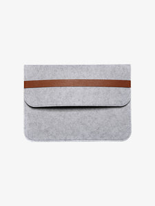 Laptop Sleeve, Felt, Light Grey