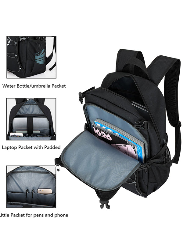 Simbow Skate Roller and Helmet Backpack Black backpack for sports and laptop