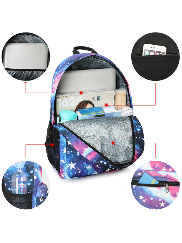 Simbow School Backpack Star Galaxy Bookbag