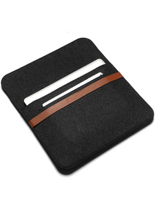 Laptop Sleeve, Felt, Dark Grey