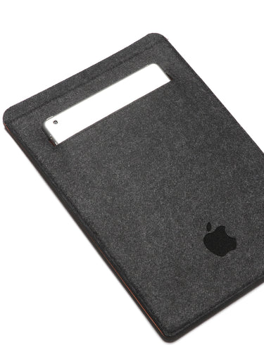 Laptop Sleeve, Felt, Dark Grey