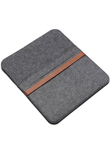 Laptop Sleeve, Felt, Grey