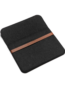 Laptop Sleeve, Felt, Dark Grey