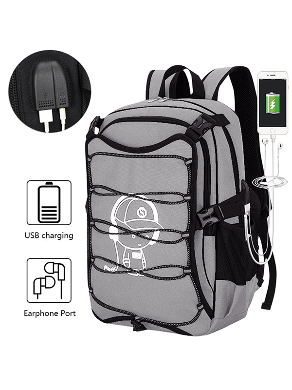 Simbow Skate Roller and Helmet Backpack Laptop backback for men