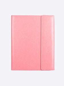 Tri-fold Portfolio Folder A4 folder Pink with a Caculator