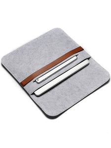 Laptop Sleeve, Felt, Light Grey