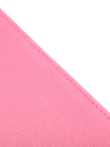 Laptop Sleeve, Felt, Pink