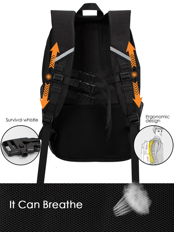 Simbow Skateboard Basketball Backpack with USB Port