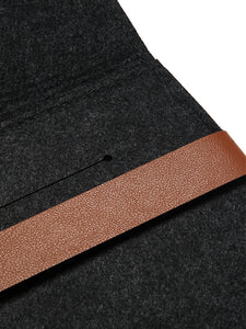 Laptop Sleeve, Felt, Dark Grey