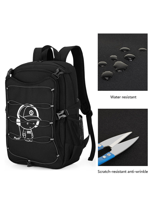 Simbow Skate Roller and Helmet Backpack Black backpack for sports and laptop
