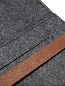 Laptop Sleeve, Felt, Grey