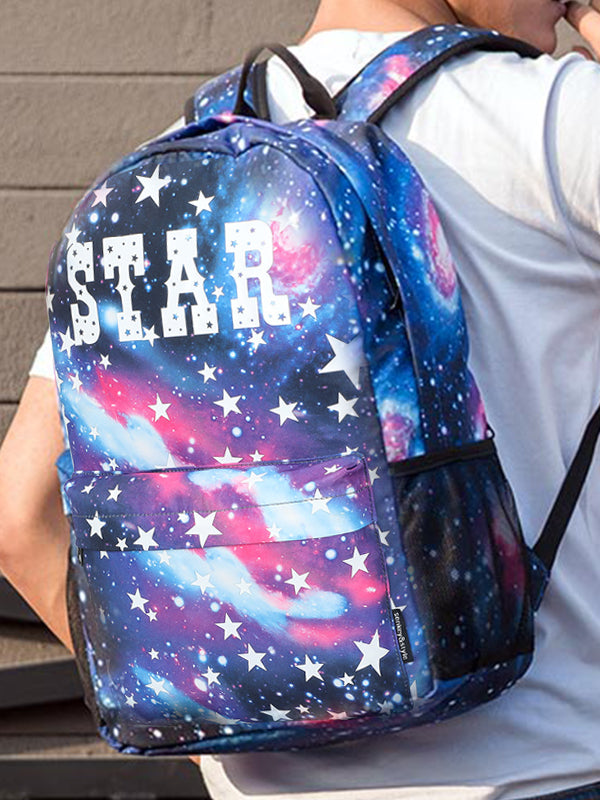 Simbow School Backpack Star Galaxy Bookbag