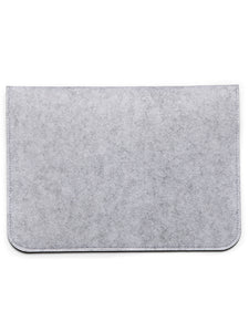 Laptop Sleeve, Felt, Light Grey