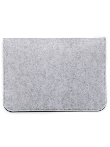 Laptop Sleeve, Felt, Light Grey