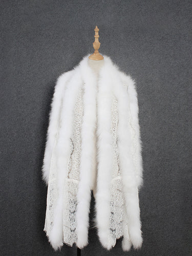 Women Faux Fur Shawl